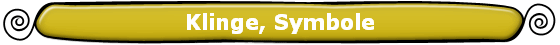 Klinge, Symbole