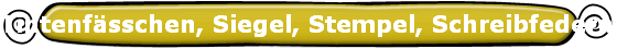 Tintenf�sschen, Siegel, Stempel, Schreibfedern, Schreiben